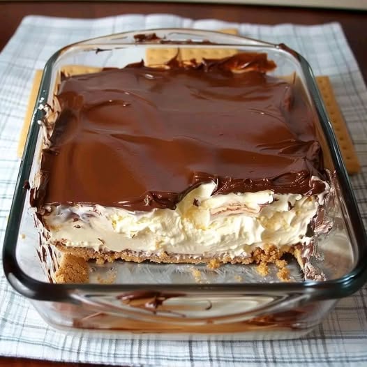 No-Bake Eclair Cake